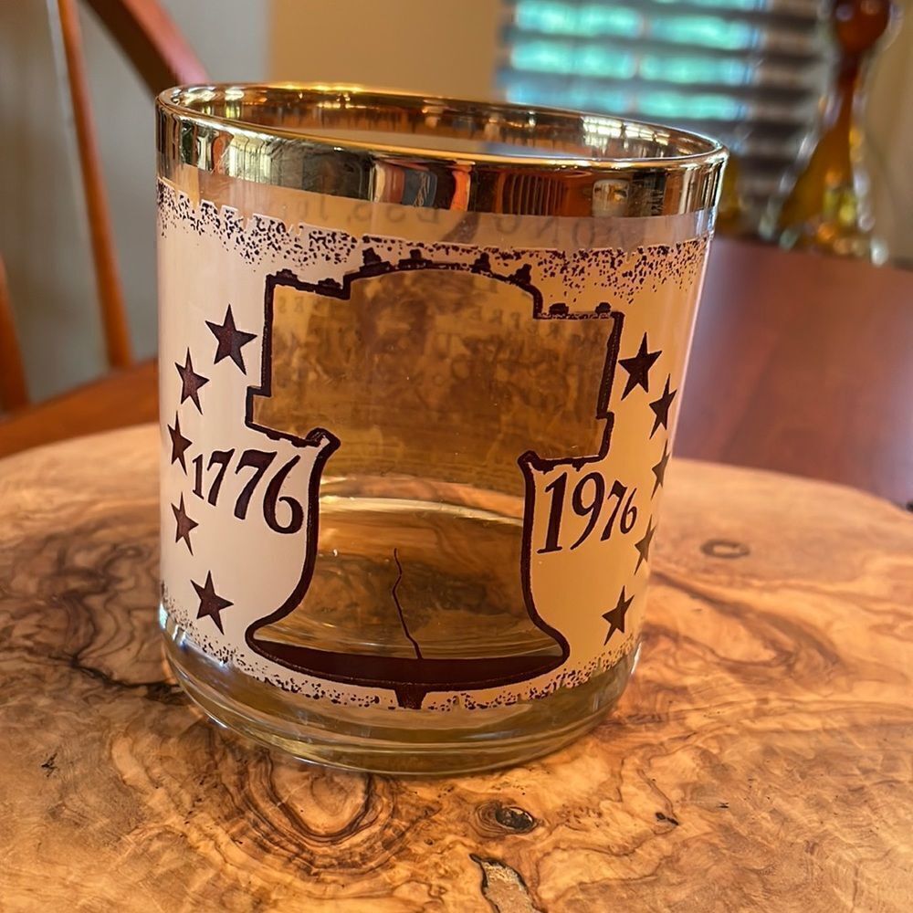 Bicentennial 1776-1976 Rocks Glass